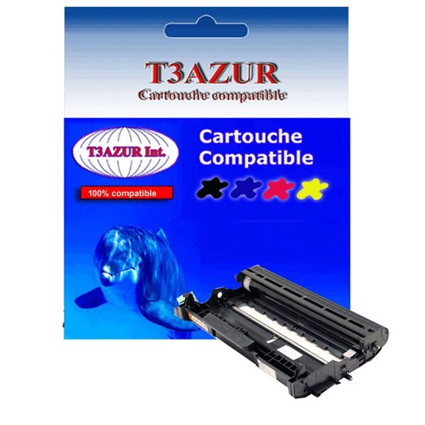 Kit Tambour compatible avec Brother DR2400 pour Brother MFC-L2713DW, MFC-L2715DW - 12 000 pages - T3AZUR