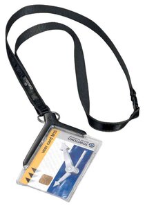 Badge CARD HOLDER DELUXE, avec porte-carte Pqt 10 DURABLE