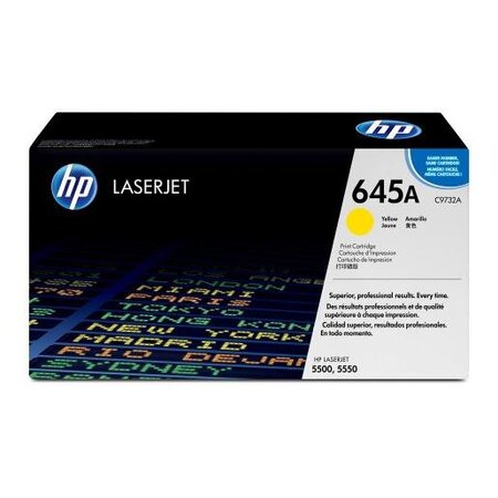 Toner Original C9732A N°645A Color LaserJet 5500/5500N Jaune HP