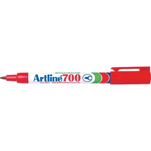 Marqueur '700' permanent indélébile pointe conique 0,7 mm rouge ARTLINE