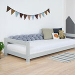 Lit enfant KIDDY 140 x 200 gris clair