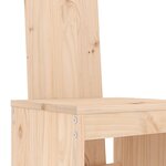 vidaXL Ensemble de bar de jardin 9 Pièces Bois de pin massif