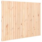 vidaXL Tête de lit murale 146 5x3x110 cm Bois massif de pin