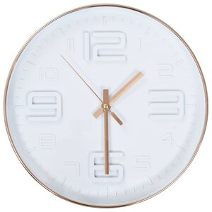 vidaXL Horloge murale avec aspect de cuivre 30 5 cm