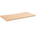 vidaXL Dessus de bureau 80x40x2 5 cm bois massif de pin