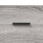 vidaXL Buffet haut Sonoma gris 69 5x34x180 cm Bois d'ingénierie