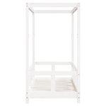 vidaXL Cadre de lit pour enfant blanc 70x140 cm bois de pin massif