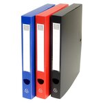 Boite De Classement À Pression Dos 40mm Polypropylène 7/10e Opaque - A4 - Bleu - X 10 - Exacompta