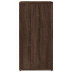 vidaXL Buffet chêne marron 59x39x80 cm bois d'ingénierie