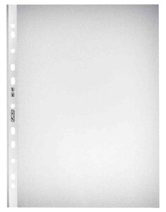 Pochette perforée A4 0 050 mm transparent lisse HERLITZ
