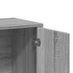 vidaXL Buffet sonoma gris 60x31x70 cm bois d'ingénierie