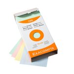 Etui De 100 Fiches - Bristol Ligné Non Perforé 75x125mm - Couleurs Assorties - X 10 - Exacompta
