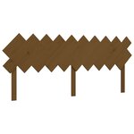 vidaXL Lit pour personne âgée et tête de lit 200x200 cm bois massif