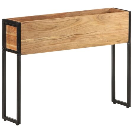 vidaXL Jardinière 90x20x68 cm Bois massif d'acacia