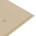 vidaXL Coussin de banc de jardin beige 180x50x3 cm tissu oxford