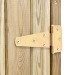 vidaXL Abri à outils de jardin 123x50x171 cm Pinède imprégnée