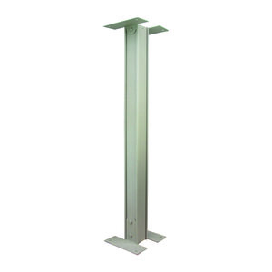 "LE QUARTZ"  poteau universel pour boîte aux lettres. Glissières pour lames décoratives Décolame