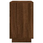 vidaXL Buffet chêne marron 102x35x60 cm bois d'ingénierie