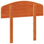 vidaXL Tête de lit cire marron 90 cm bois massif de pin