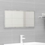 vidaXL Ensemble de meubles de salle de bain 2 Pièces gris béton