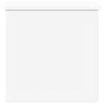 vidaXL Boîte de rangement blanc 30x35x35 cm bois d'ingénierie