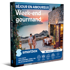 SMARTBOX - Coffret Cadeau Séjour en amoureux Week-end gourmand - Séjour