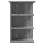 vidaXL Armoire latérale Sonoma gris 35x35x55 cm Bois d'ingénierie