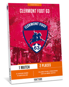 Coffret cadeau - TICKETBOX - Clermont Foot 63