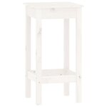 vidaXL Ensemble de bar 5 Pièces Blanc Bois de pin massif