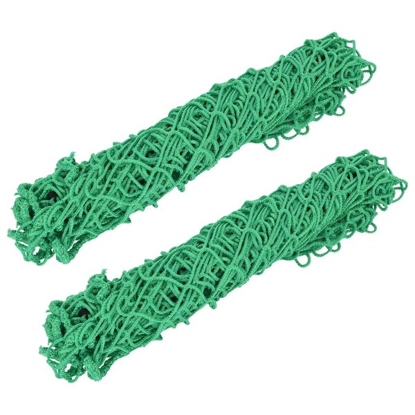 vidaXL Filets à foin 2 Pièces rectangulaire vert 90x60 cm PP