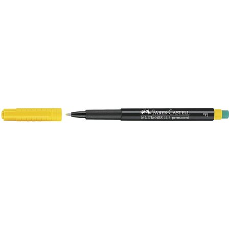 Feutre multimark permanent f jaune faber-castell