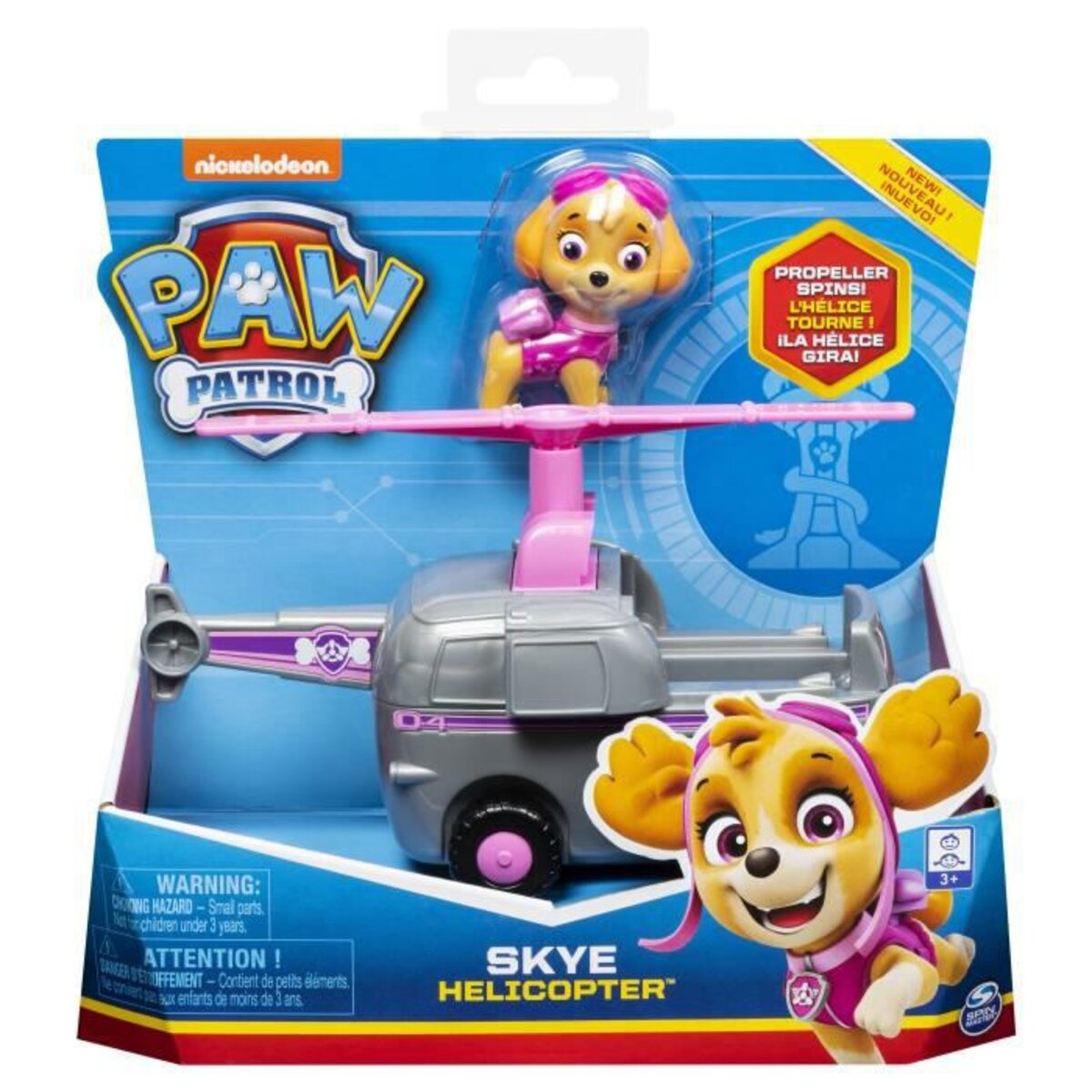 Pat patrouille - vehicule + figurine amovible stella moto pups paw patrol -  moto rétrofriction - 6061225 - jouet enfant 3 ans et + - La Poste