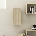 vidaXL Meuble TV Chêne sonoma 30 5x30x60 cm Bois d’ingénierie