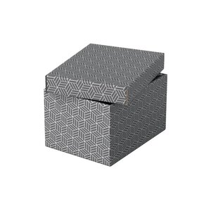 Set de 3 boîtes de rangement & cadeau 200 x255 x150 mm gris esselte