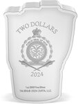 Pièce de monnaie en Argent 2 Dollars g 31.1 (1 oz) Millésime 2024 UFC GLOVE