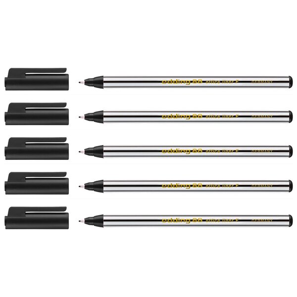 Feutre Fin 88 Noir Pointe Fine 0 6 mm x 5 EDDING