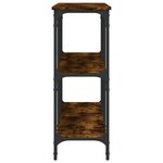 vidaXL Table console chêne fumé 150x29x75 cm bois d'ingénierie