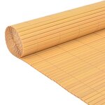 Vidaxl clôture de jardin double face pvc 150 x 300 cm jaune
