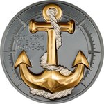 Pièce de monnaie en Argent 10 Dollars g 62.2 (2 oz) Millésime 2025 ANCHOR ROUGH STORMS