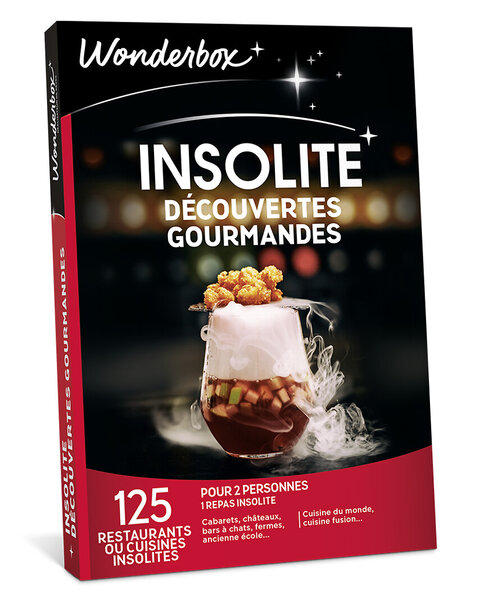 Coffret cadeau - WONDERBOX - INSOLITE - Découvertes gourmandes
