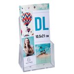 Distributeur De Prospectus 1 Compartiment Dl (10x21cm) - Cristal - X 10 - Exacompta