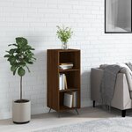 vidaXL Armoire à étagères chêne marron 34 5x32 5x90 cm bois ingénierie