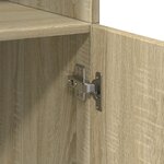 vidaXL Buffet haut chêne sonoma 70x42 5x185 cm bois d'ingénierie