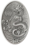 Pièce de monnaie en Argent 250 Francs g 155.5 (5 oz) Millésime 2024 DRAGON EGG 3D