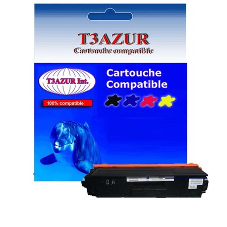 Toner compatible avec Brother TN325 TN326 TN329 pour Brother HL4140CN, HL4150CDN Cyan - 3 500 pages - T3AZUR