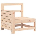 vidaXL Salon de jardin 10 Pièces bois de pin massif