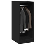 vidaXL Garde-robe noir 48x41x102 cm bois d'ingénierie