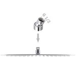vidaXL Pomme de douche plongeante 2 Pièces Acier inoxydable 30x40 cm