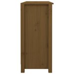 vidaXL Buffet Marron miel 100x35x74 5 cm Bois massif de pin
