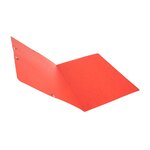 Chemise À Élastique Sans Rabat Carte Lustrée 400gm2 - A4 - Rouge - X 25 - Exacompta
